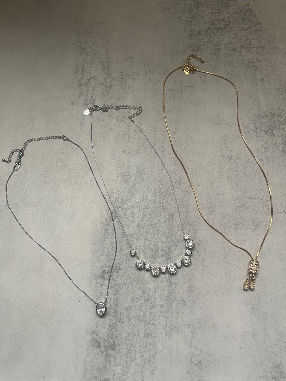 Lia Sophia Necklaces with Clear Crystal Accents and Gold